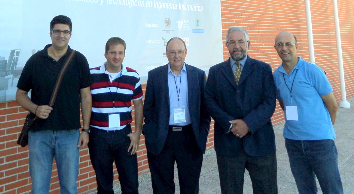 Andrés Ortiz, Antonio Matínez, Alberto Prieto, Leonardo Reyneri y Julio Ortega (19 de septiembre de 2013)